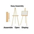 thumbnail image 3 of HITOUCH BUSINESS SERVICES Display Easel 64" Natural Pine Hardwood 28219US/50447US, 3 of 6