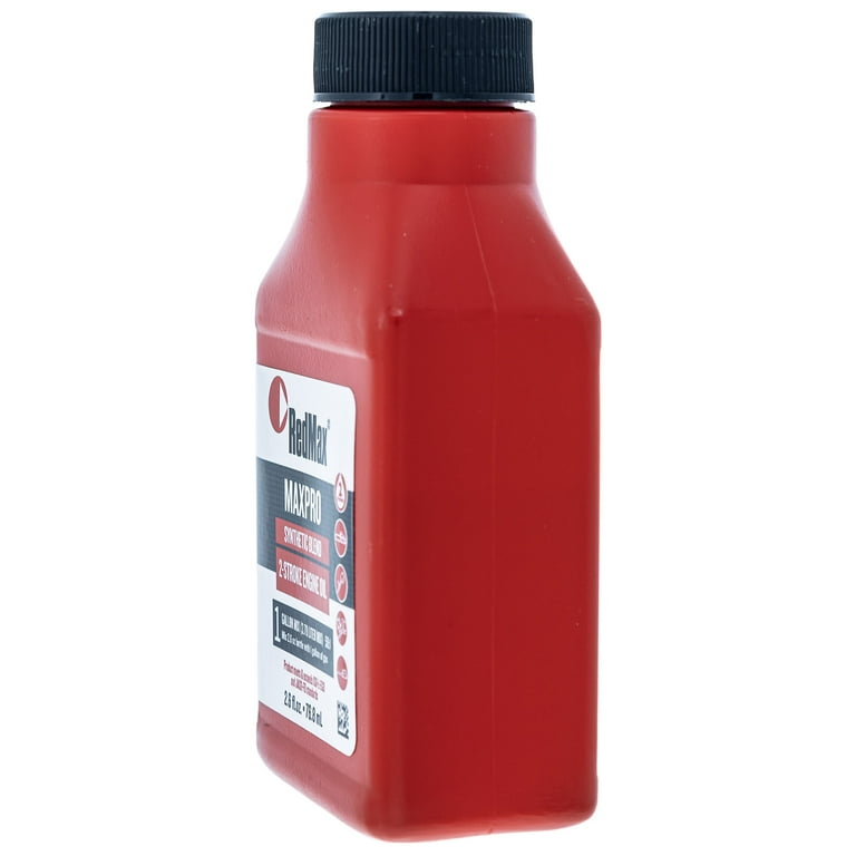RedMax Synthetic 2 Stroke Cycle Oil 2.6oz Bottles with Fuel