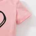 thumbnail image 5 of Miluxas Kid Girl Clothes Heart Print Short Sleeves Top + Pants 2PC Summer Outfit Set Pink 2-3Years, 5 of 7