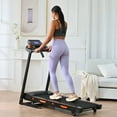thumbnail image 2 of Ambifirner 3.5HP Folding Treadmill APP-Controlled, Portable Design with Auto Incline for Home or Office Workouts up to 300lbs. Electric Treadmill with Bluetooth, 2 of 6