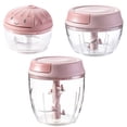 thumbnail image 5 of Ludlz Manual Garlic Masher Detachable Transparent Food Grade Safe High Efficiency Garlic Mincer Chopper with Container Kitchen Onion Vegetable Cutter, 5 of 8