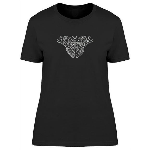 Moon Moth Design T-Shirt Women -Image by Shutterstock, Female Medium