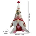 thumbnail image 3 of Valentine's Day Faceless Gnome Decor - Cute Lucky Ornament with Soft White Beard, Romantic Home/Tabletop Gift for Her/Him (28x12x8.5cm), 3 of 5