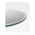 thumbnail image 3 of Milan 24" Round Clear Glass Top with 3/8"-Thick Glass and Bevel Edge, 3 of 4