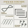 thumbnail image 4 of Metal Wedding Sign Stand, Frame for Ceremony Welcome Sign, Photo Display, Event Decor, 4 of 5