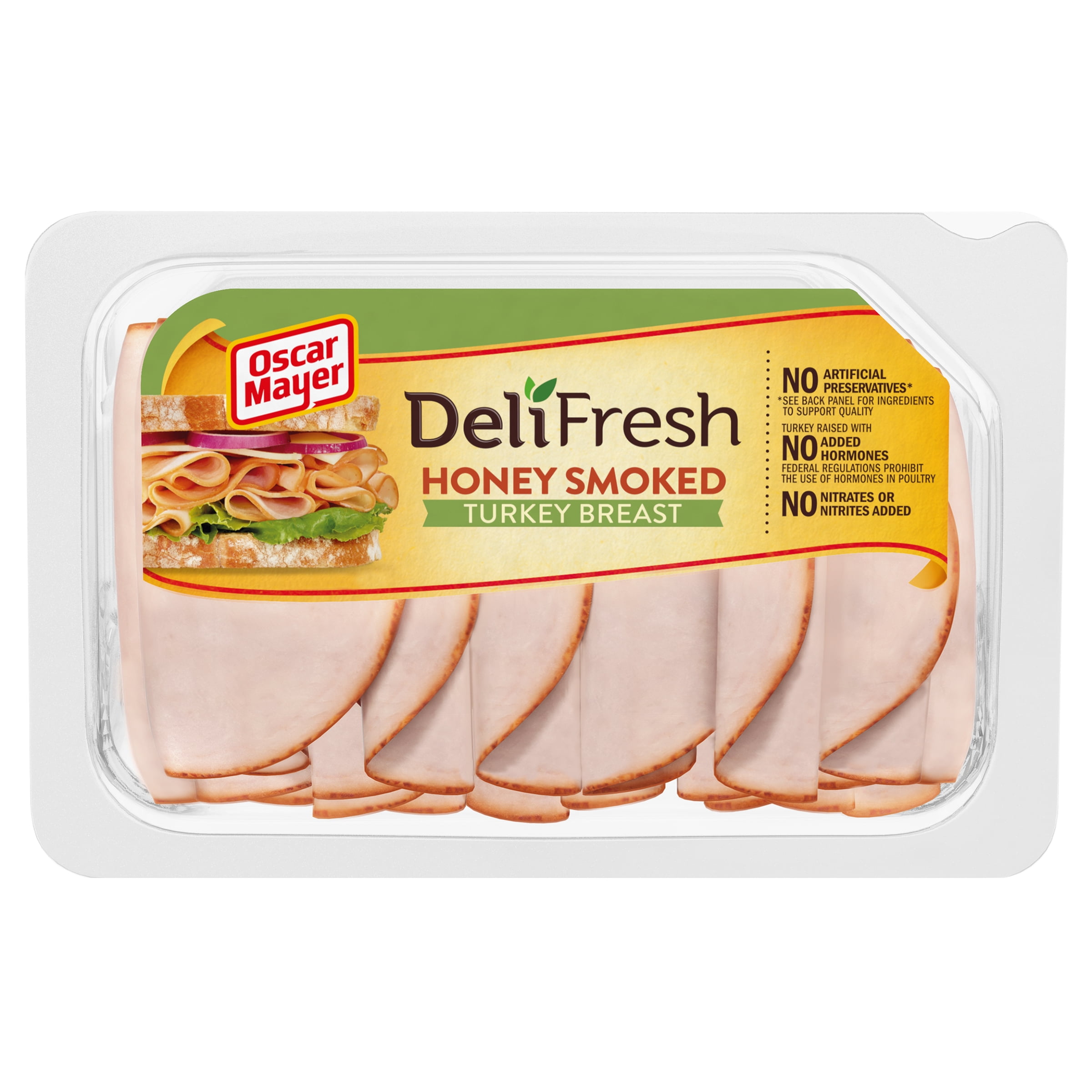 Oscar Mayer Deli Fresh Honey Smoked Turkey Breast Lunch Meat, 9 oz