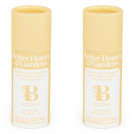 Better Homes & Gardens 100% Pure Essential Oil: B Uplifted, 15mL, 2-Pack