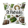 thumbnail image 2 of Skegnu Outdoor Throw Pillow St. Patrick's Day Home Cushion Survived Family Pillowcase Throw Cover for Sofa Living Room Couch Bed, 2 of 2