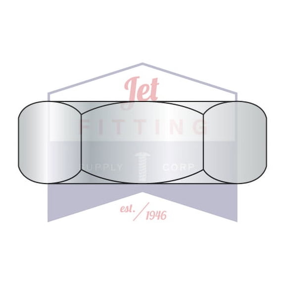 1-72 Hex Machine Screw Nuts | Fine Thread | Steel | Zinc Plated (Quantity: 10000)