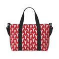 thumbnail image 2 of Sigee Cartoon Lobster for Hand Travel Bag,Sports Tote Gym Bag for Men and Women, 2 of 7