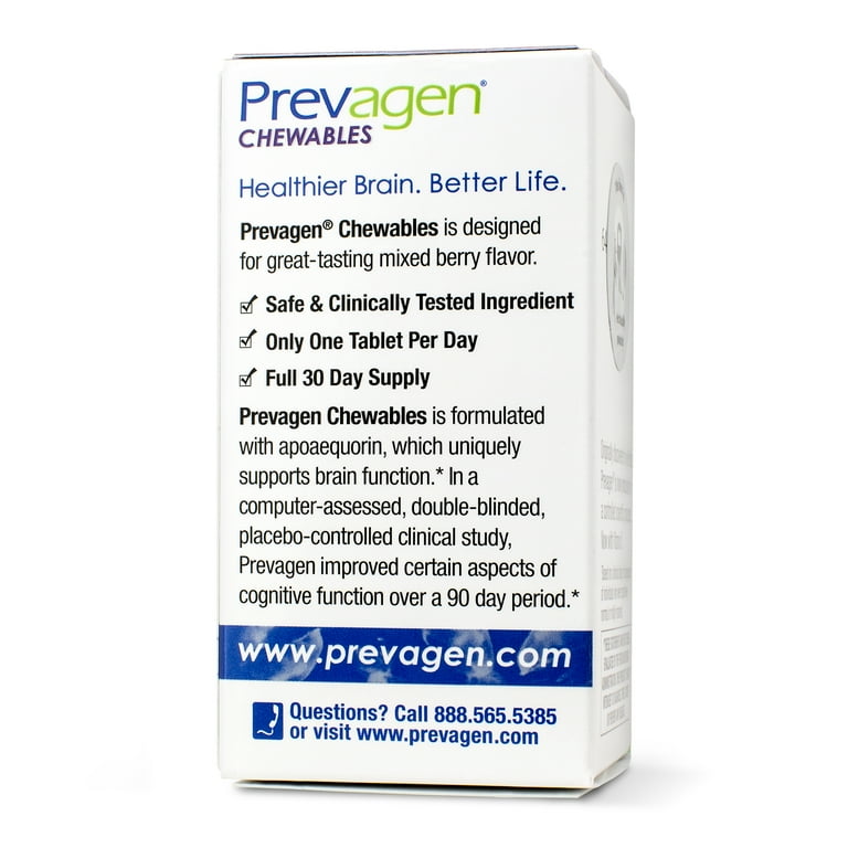  Prevagen Improves Memory - Regular Strength 10mg, 30 Capsules  with Apoaequorin & Vitamin D & Prevagen 7-Day Pill Minder