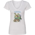 thumbnail image 3 of Inktastic Cats Are Like Potato Chips It's Hard to Have Just 1 Women's V-Neck T-Shirt, 3 of 5