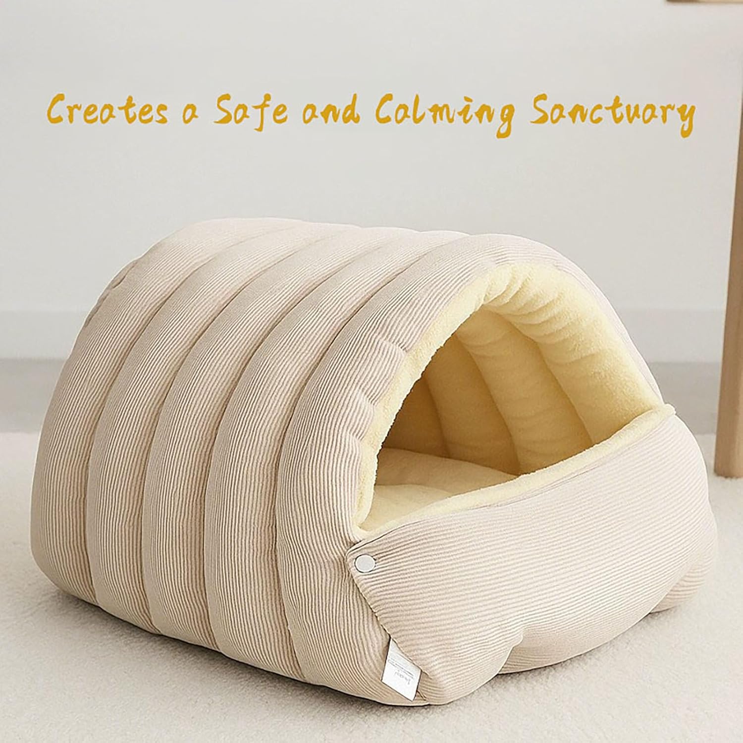 Cozy Monster Cat Bed-Cozy Monster Cat Bed with Removable Cushioned for Cats Small Dogs