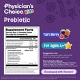 thumbnail image 2 of Physician's Choice Probiotics for Kids 60 Counts - 7 Diverse Strains, Prebiotics, Vitamins & Minerals, Clinically Studied L. Rhamnosus GG, Immune & Digestive Support, No Sugar or Artificial Dyes, 2 of 2