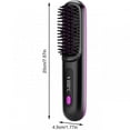 thumbnail image 2 of Straightener Brush | Straightener Comb Dual Voltage | Portable Straightening Brush | Usb Charging Straightener, Electric Hot Comb, 2 of 5