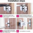thumbnail image 3 of 12 Pack Double Roller Door Catches with Screws for Cabinet Cupboard Furniture, 3 of 5
