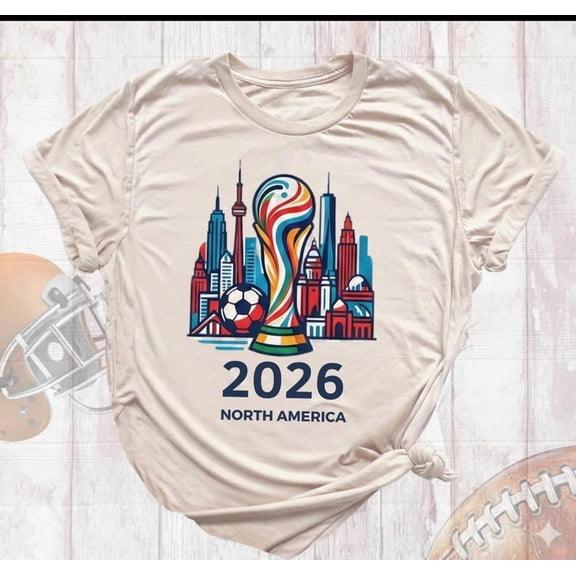 World Cup 2026 Unisex T-Shirt, Soccer Fan Gift Shirt, Sports Apparel, World Cup 2026 T-shirt, Soccer T-shirt