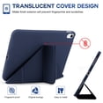 thumbnail image 6 of Elegant Choise Leather Case for iPad 10th Generation 10.9" Stand Tablet Cover, Blue, 6 of 25