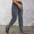 thumbnail image 2 of Zylarhe Casual Pants for Men Men's Outdoor Quick Drying Pants Men's Hiking Pants Casual Breathable Stretch Sports Pants Loose Charging Pants Comfortable, 2 of 5