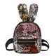 thumbnail image 2 of Bsvklp Lindas Mini Mochilas De Lentejuelas Para Mujer, Niña, Orejas De Conejo, Bolsos De Hombro/Colorido 2 Bsvklp Para estrenar, 2 of 2