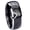 Black 2 Tone Polish Edge, variant on Stargate Step Edge Brush Black Tungsten Men's Ring 10MM