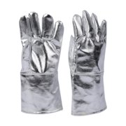 Rongfmy Heat Gloves Work Gloves Heat Insulation Comfortable Lightweight Flame