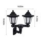 thumbnail image 5 of Hxlamzoo Solar Lamp Post Lights, Solar Post Lights Waterproof, Outdoor Lamp Post, Decorative Solar Lamp Vintage for Patio, Garden, Backyard, Pathway, Front/Back Door, Warm White, Replaceable Bulb, 5 of 7