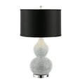 thumbnail image 5 of Safavieh 24.5 in 2-Light Modern Glam Polished Table Lamps with Black Shades, 5 of 7