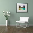 thumbnail image 3 of Trademark Fine Art 'Middle Joffre Lake' Canvas Art by Pierre Leclerc, White Matte, Silver Frame, 3 of 3