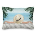 thumbnail image 2 of Creative Products Lounging By The Sea 20 x 14 Spun Poly Pillow, 2 of 3