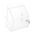 thumbnail image 2 of Cuadro de quejas Caja de bloqueo de llave de bloqueo Buzón de recolección de acrílico con bloqueo para la tienda Votación de la recaudación de fondos transparente, 2 of 8