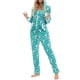 thumbnail image 3 of Txlixc Pijama de franela para mujeres, pijama de manga larga suave y cálido con cremallera Txlixc  moda, 3 of 9