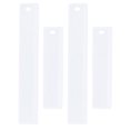 thumbnail image 2 of Bookmark Moulds 4Pcs White Rectangle Bookmark Mold Blank DIY Silicone Epoxy Pendant Jewelry Mirror  Craft Casting Tool ANGGREK Otros, 2 of 8