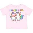 thumbnail image 3 of Inktastic I Believe in You Cute Rainbow Unicorns Boys or Girls Toddler T-Shirt, 3 of 5
