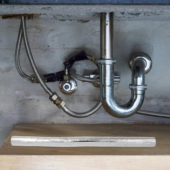 BESTYASH Insulation Pipe Sleeve Heat Preservation Foil Rubber For Water Pipes 1Set