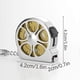 thumbnail image 5 of Tape Measure, 2M Stainless Steel Measuring Tapes, Waterproof & Rustproof Retractable Ruler Tape, 5 of 5