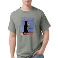 thumbnail image 1 of CafePress - Black Cat Coffee T Shirt - Mens Comfort Colors® Shirt, 1 of 1