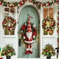 thumbnail image 6 of Christmas Gnome Door Cover 35.4x72.8in - Festive Holiday Door Curtain with Bow Tie Pattern,Easy to Install for Front Doors & Walls,Party Decoration,Standard Size for Most Doors (1Pc), 6 of 7