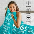 thumbnail image 6 of Sending Big Hugs Blanket, Christmas, Xmas, Birthday Gifts for Women - Friendship for Mom Women Female, Big Hug Blanket with Inspirational Words Gifts for Bestie Friend Sister Wife Female, 6 of 6