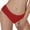 Red, variant on GHSOHS Womens Underwear Panties High Waisted Womens Underwear Tummy Control Underwear Women's Solid Casual Thin Seamless Mid Waist Threaded Briefs Underpants Cotton Crotch Underwear No Show Lace,L
