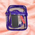 thumbnail image 2 of Clear Crossbody Bag under $5! Xqxayjr Clear Crossbody Bag Stadium Approved, PVC Transparent Tote Bag for Concert Sports, Security Check Compliant Purse, 2 of 2