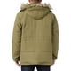 thumbnail image 3 of Abrigo de invierno cálido para hombres INSPIRE CHIC, forrado de felpa, grueso, con capucha, chaqueta L amarilla verde, 3 of 6