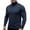 Dark Blue, variant on Men's Turtleneck Shirts Long Sleeve Cotton Pullover Sweaters Mock Neck T-Shirt Basic Slim Fit Tops Men's -color High-neck Stretch Base Layer Shirt T-shirt Top