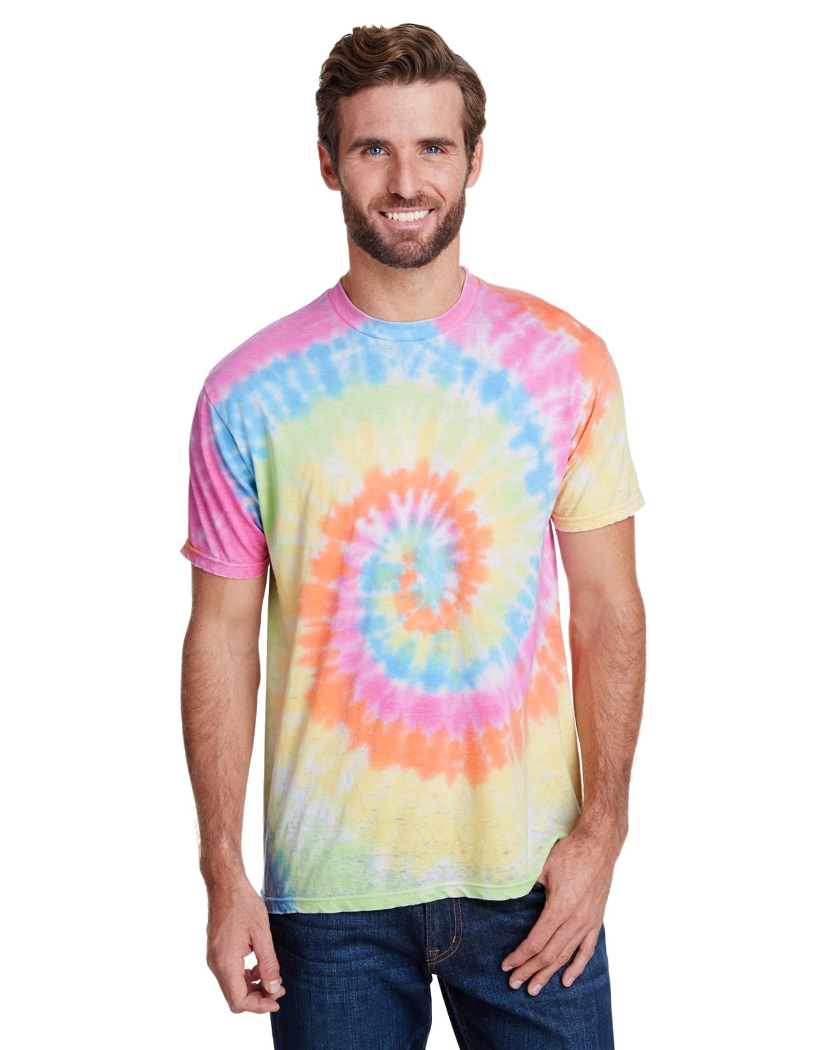 TieDye Adult Burnout Festival TShirt CD1090