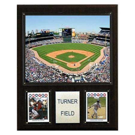 C&I Collectables MLB 12x15 Turner Field Stadium (Best Minor League Stadiums)