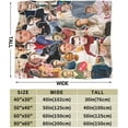 thumbnail image 4 of Blanket Heath Ledger Soft and Comfortable Wool Fleece Throw Blankets for Sofa Office car Camping Yoga Travel Home Decoration Cozy Plush Beach Blanket Gift, 4 of 9