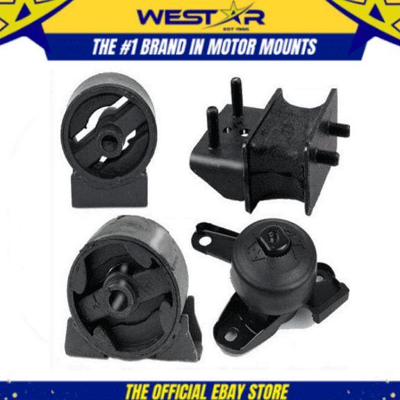 Motor & Trans Mount Set 4PCS for 1989-1991 Toyota Camry 2.0L 2WD Auto Trans
