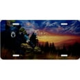 thumbnail image 1 of Offset Bears Mountain Scene License Plate, 1 of 2
