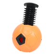 thumbnail image 1 of S SERENABLE Dog Treat Dispensing Soccer Chew Fetch Throw Ball for Teeth Cleaning Chewing Orange, 1 of 9