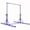 Purple, variant on Airfind Foldable Gymnastics Bar for Kids with 3 Level Adjustable Height and Bamboo Grip Bar for Home Balance and Coordination Training, Blue